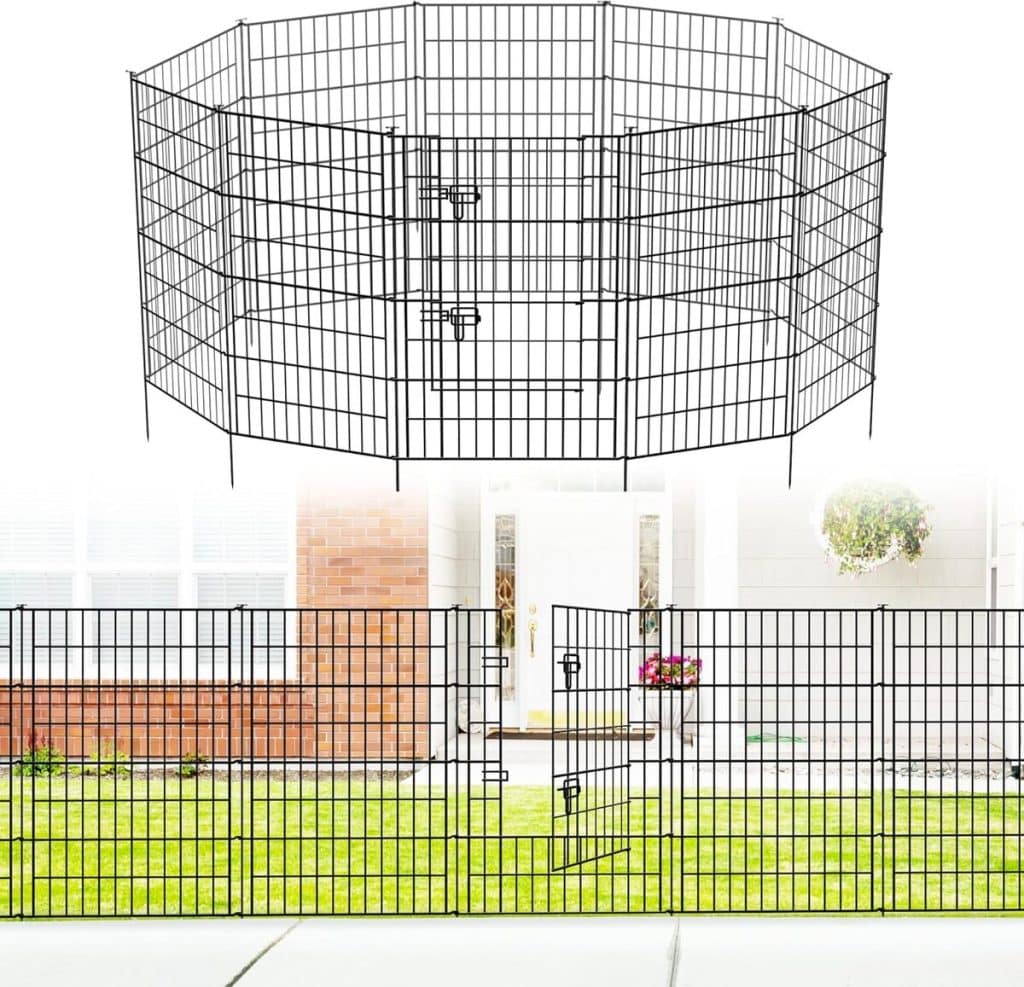 Test de la clôture Thealyn métal antirouille 71 cm x 101 cm