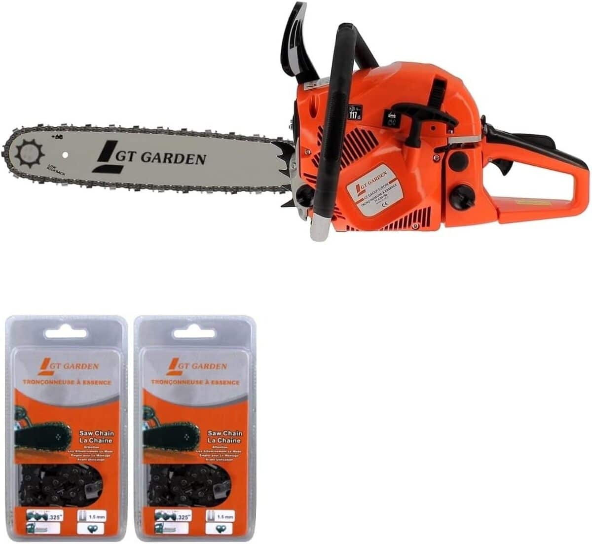 Test de la tronçonneuse GT Garden 62 cm3