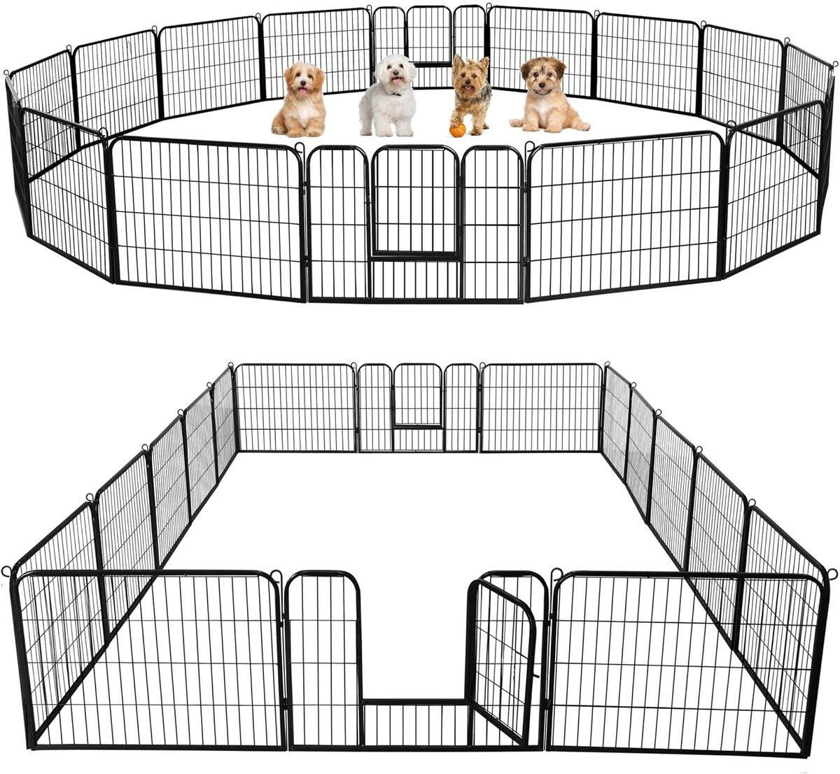 Test de l'enclos pliable Abician 16 panneaux pour chien et rongeur