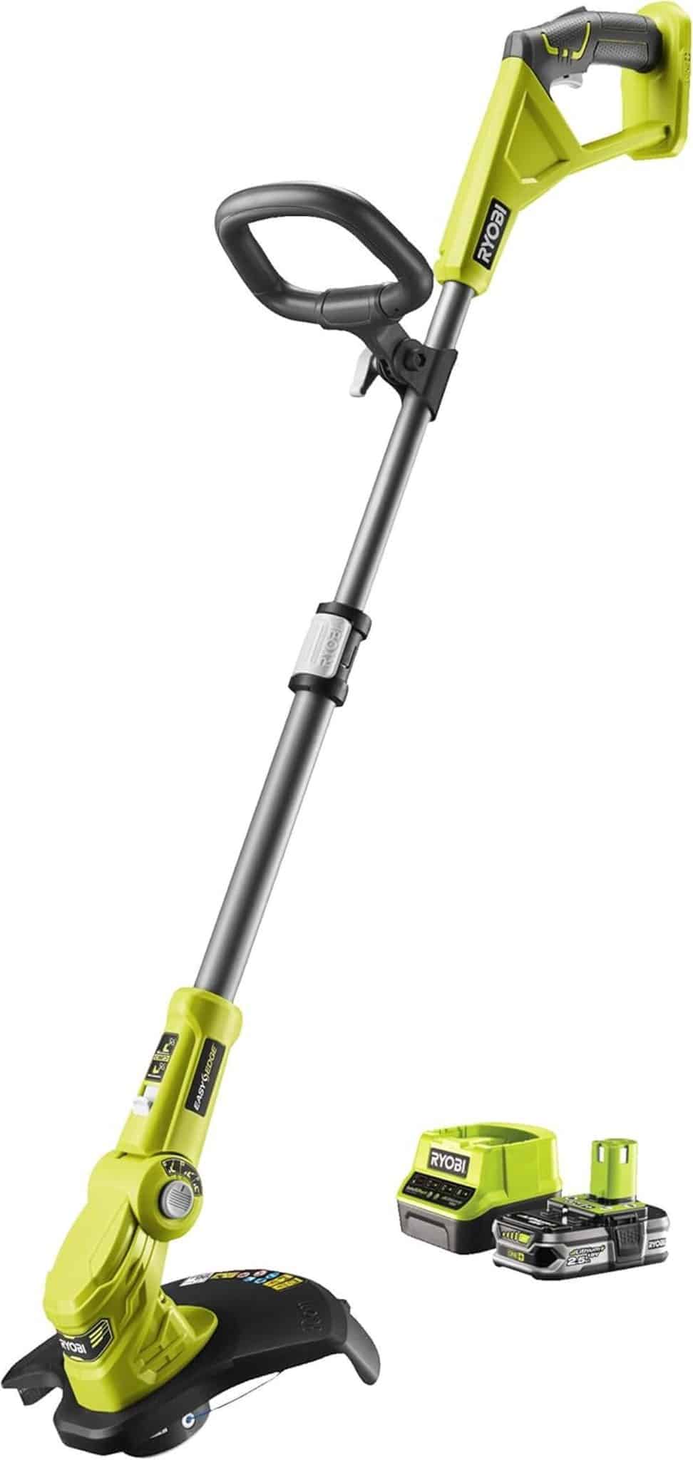 Test : débroussailleuse Ryobi RLT183225F 18 V, efficacité portable