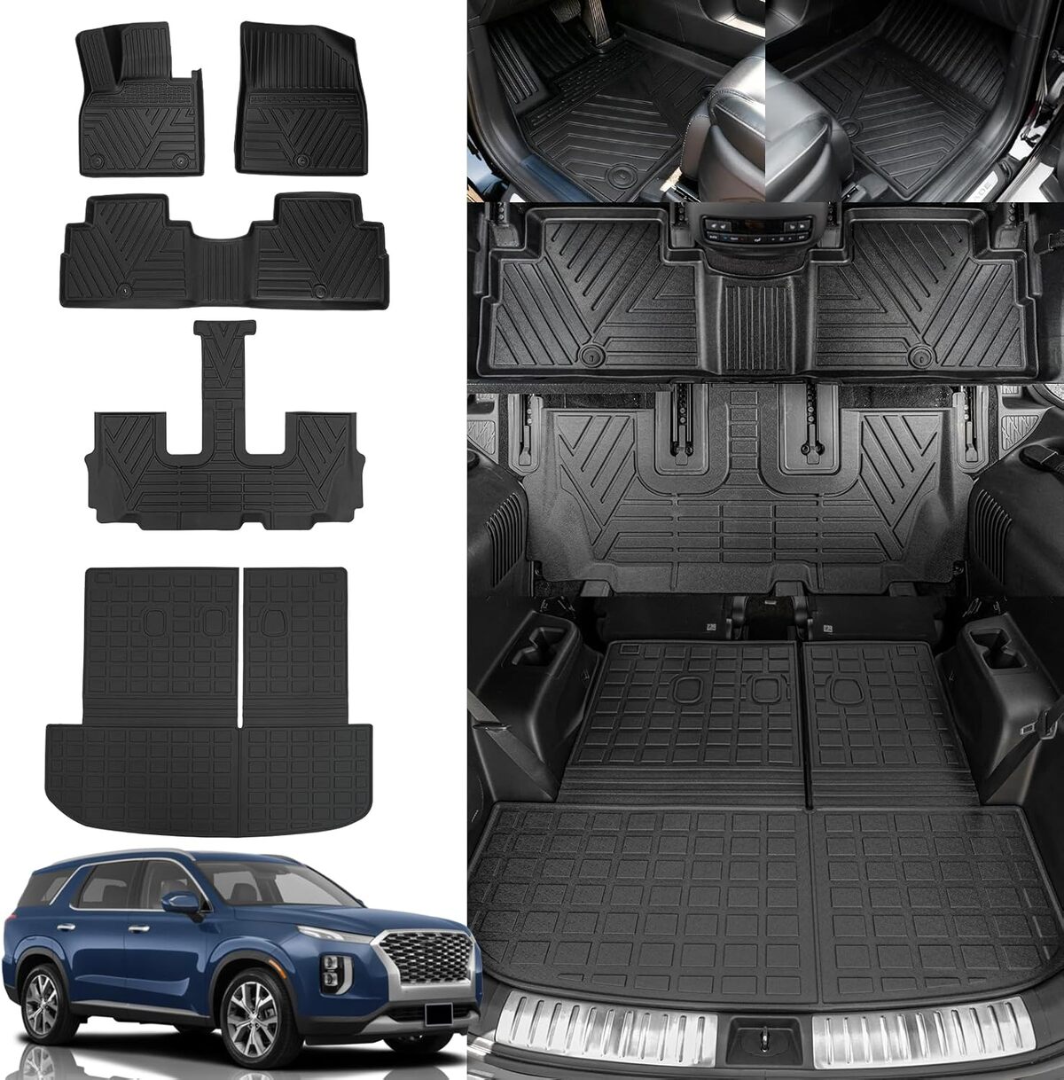 Test du tapis de sol Rongtaod pour Hyundai Palisade