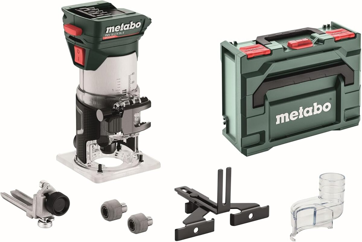 Test : metabo FMV 18 LTX BL - fraise à bordure sans fil performante