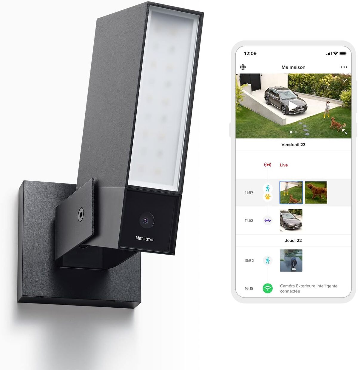 Test Netatmo NOC-AMZ : caméra extérieure HD 1080p avec détection intelligente