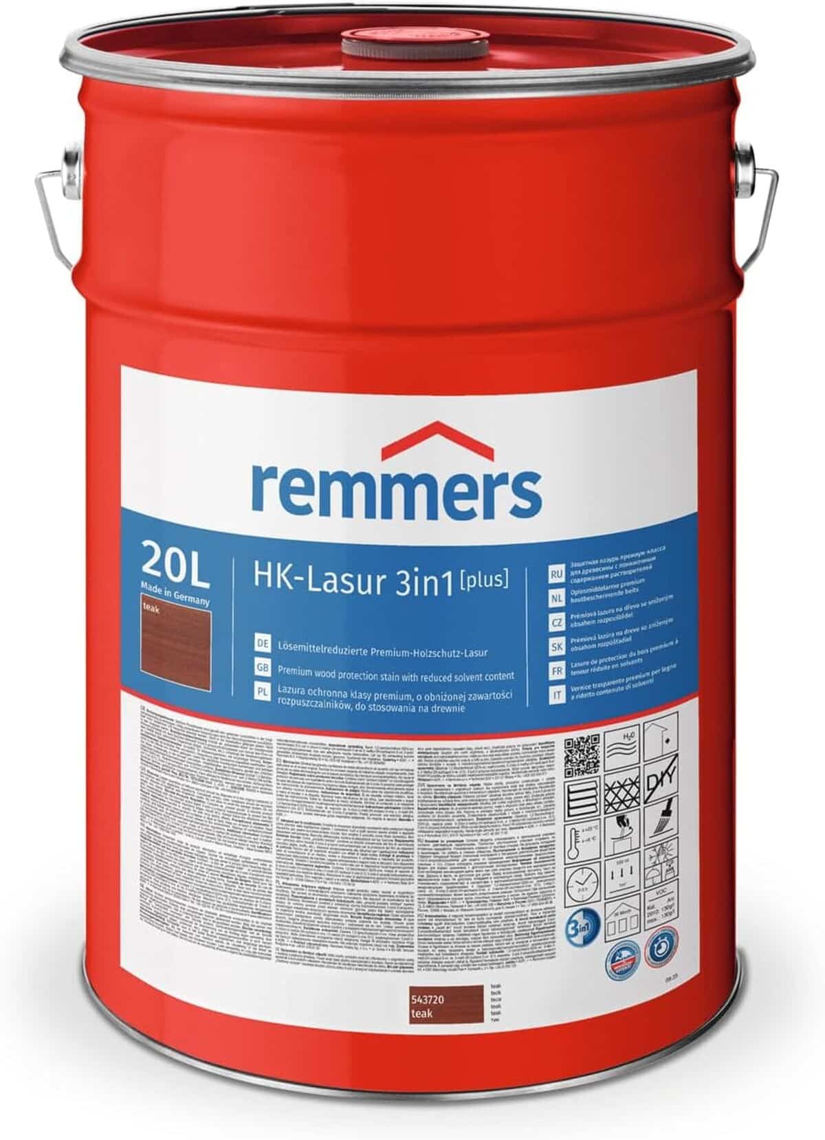 Test : remmers Aqua Lasure HK 3en1 teak, 20L pour bois extérieur