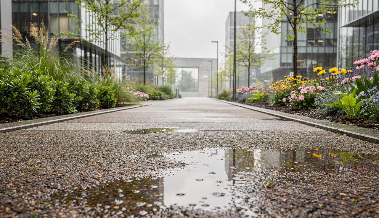 Applications id&eacute;ales pour le b&eacute;ton drainant