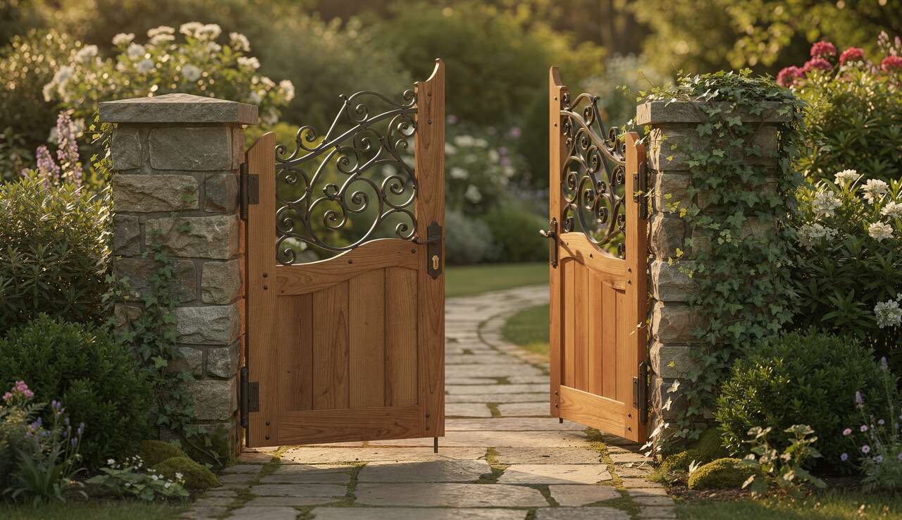 Les diff&eacute;rents mat&eacute;riaux pour un portillon de jardin