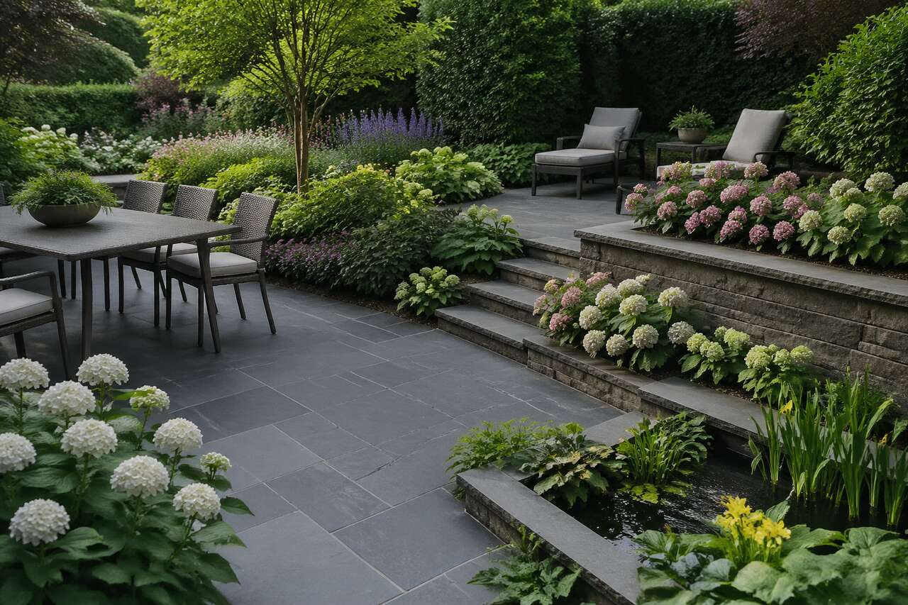 5 idées pour sublimer votre jardin avec des plaques d'ardoise