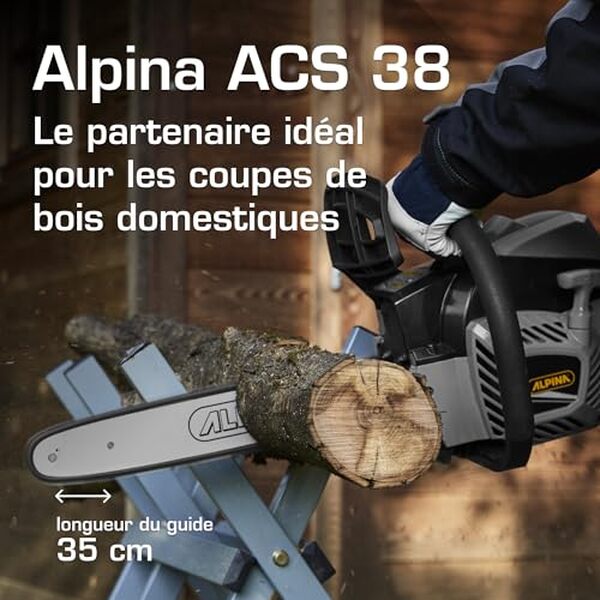 Découvrez notre test complet de la tronçonneuse thermique Alpina ACS 38 : moteur puissant, performance et efficacité pour vos travaux de coupe. 