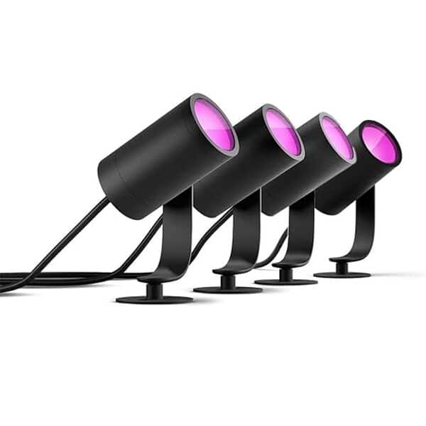Découvrez notre test complet du pack de 4 Philips Hue Lily Garden Spot pour un éclairage extérieur de 40 W : performances, design et fonctionnalités connectées.