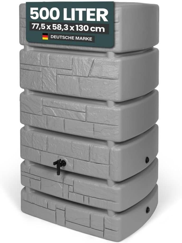 Test Récupérateur D'eau Kreher XXL Tower Stone 500L