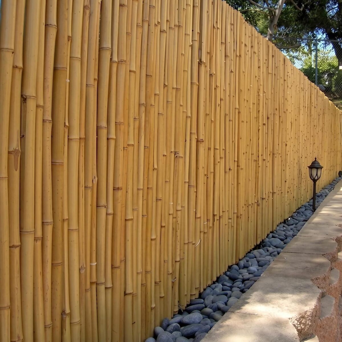 Test clôture bambou DE-COmmerce : protection et déco jardin