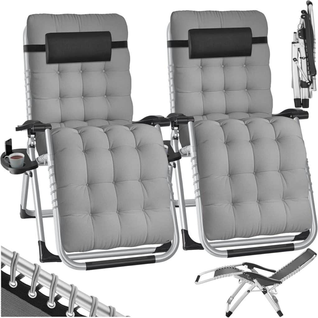 Test : fauteuils de jardin TecTake pliables et confortables