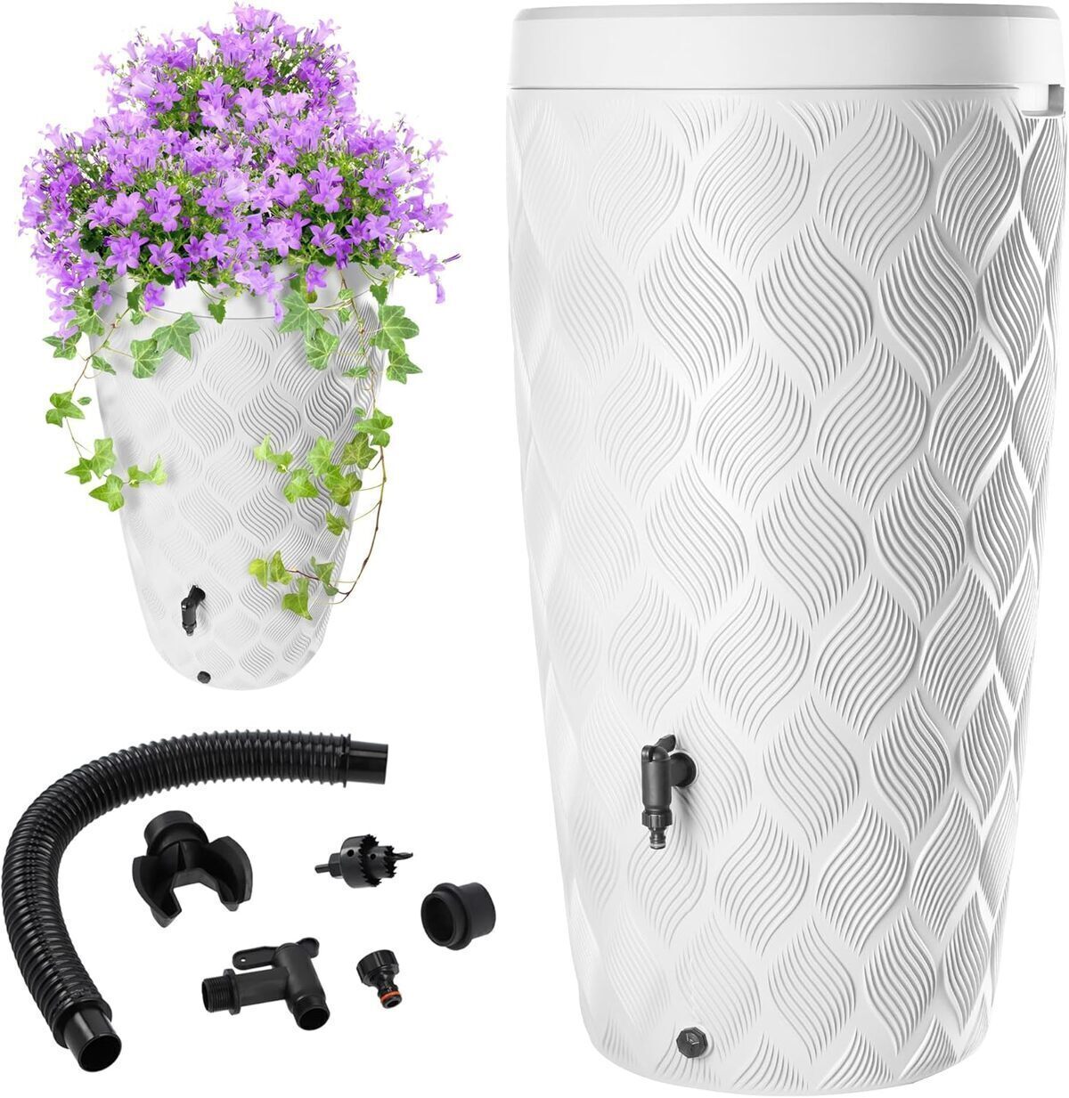 Test : récupérateur d'eau Kadax 240 l avec bac à plantes intégré