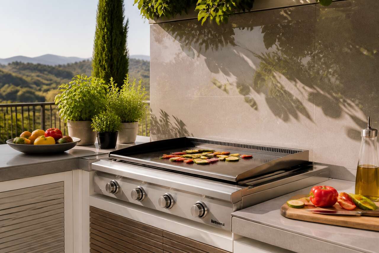 Pourquoi installer une crédence pour la plancha ?