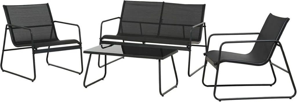 Test : ensemble mobilier extérieur Grand patio 4 pièces
