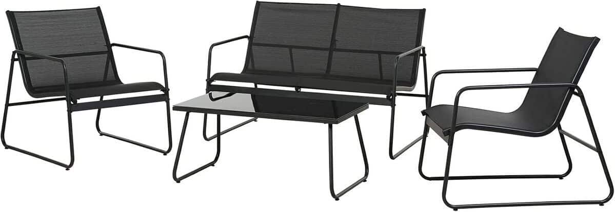 Test : ensemble mobilier extérieur Grand patio 4 pièces