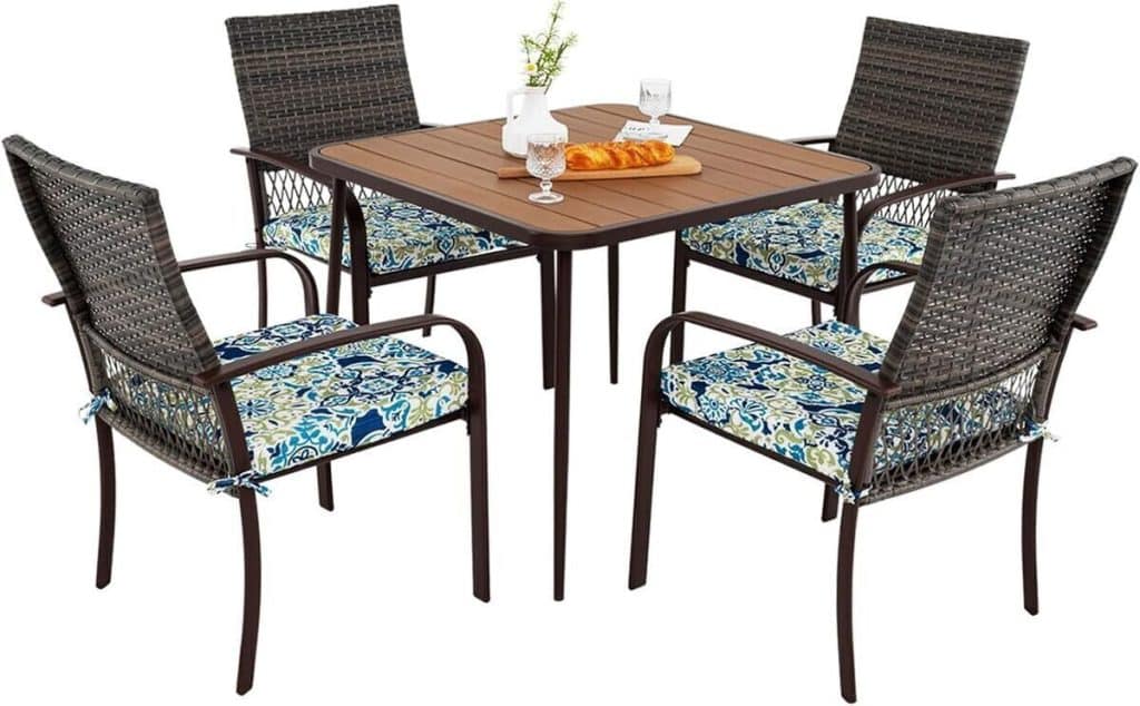 Test LIFEZEAL : ensemble table et chaises de jardin en rotin PE