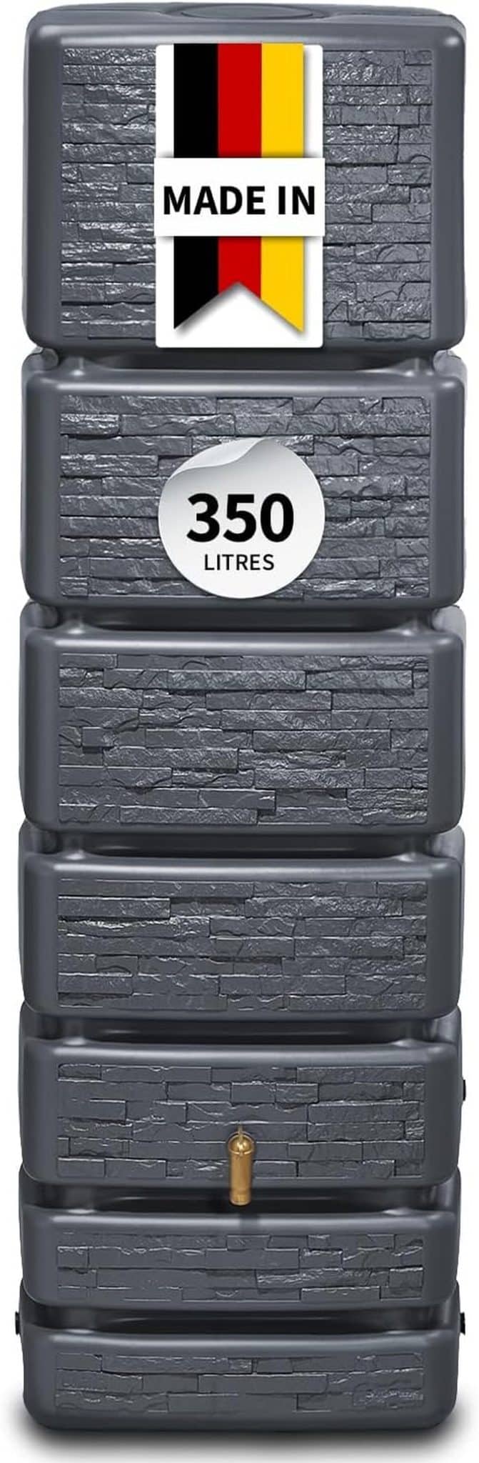 Test : récupérateur D'Eau 4Rain Slim Stone Decor 350 L