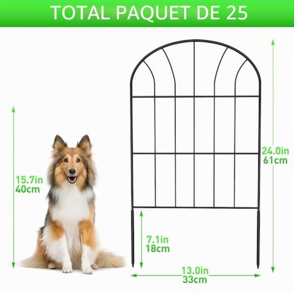 Découvrez notre avis détaillé sur la clôture de jardin en métal motif paysage 33x60 cm. Lot de 25 panneaux : caractéristiques, avantages et conseils d'installation pour votre jardin.