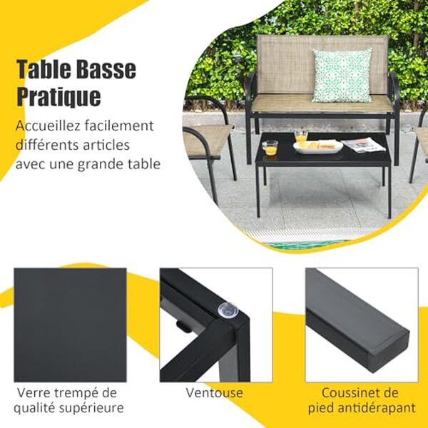 Découvrez notre test détaillé de l'ensemble de jardin Goplus : qualité, confort et style pour transformer votre espace extérieur à un prix accessible.