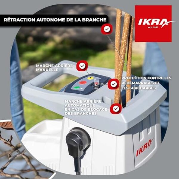Découvrez notre test complet du broyeur IKRA ILH 3000 S : 3 000 W de puissance, capacité à broyer des branches jusqu'à 44 mm et performances fiables pour vos travaux de jardinage. 