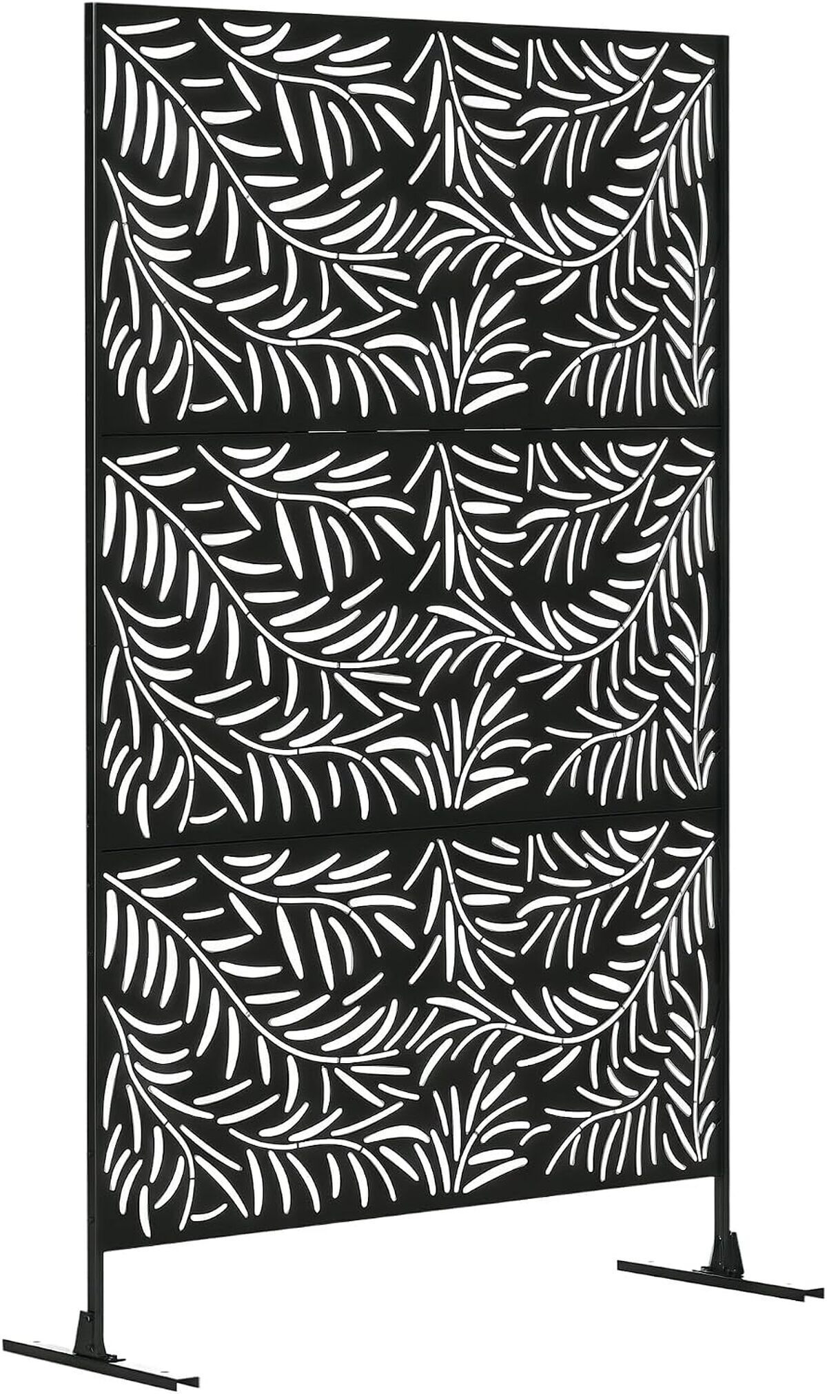 Avis : paravent extérieur Outsunny 122x198 cm, branches de saule en acier noir