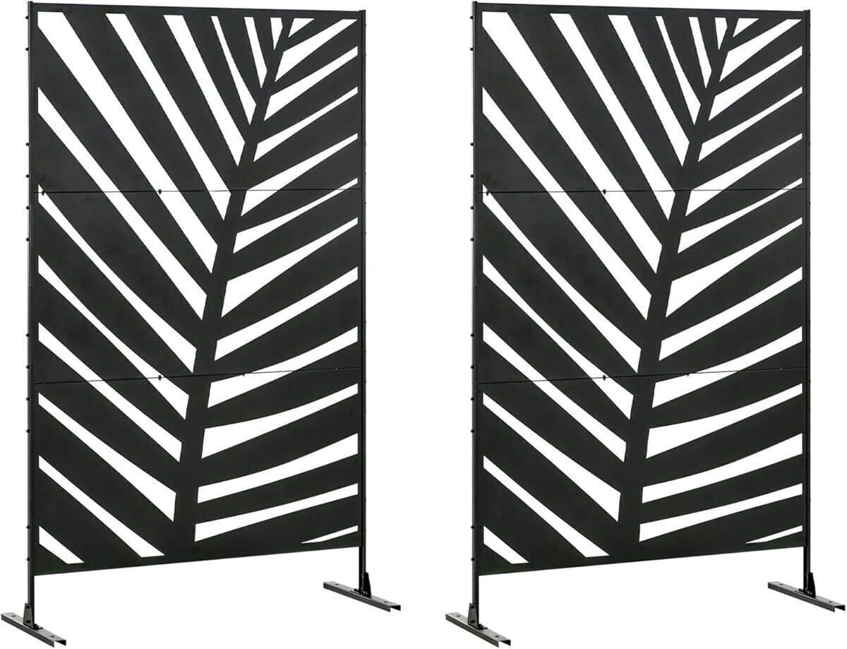 Avis : paravents décoratifs Outsunny pour jardin