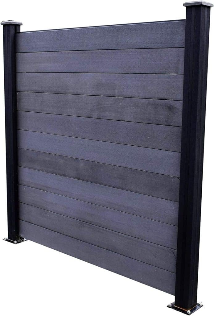 Test brise-vue Clostra : panneau composite gris anthracite