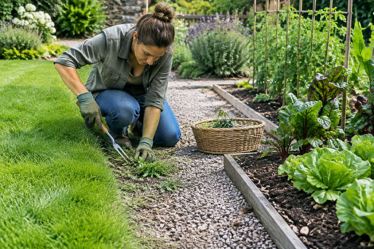 Quelles méthodes choisir selon la zone du jardin: allées, graviers, terrasses, massifs, potager Quelles méthodes choisir selon la zone du jardin: allées, graviers, terrasses, massifs, potager