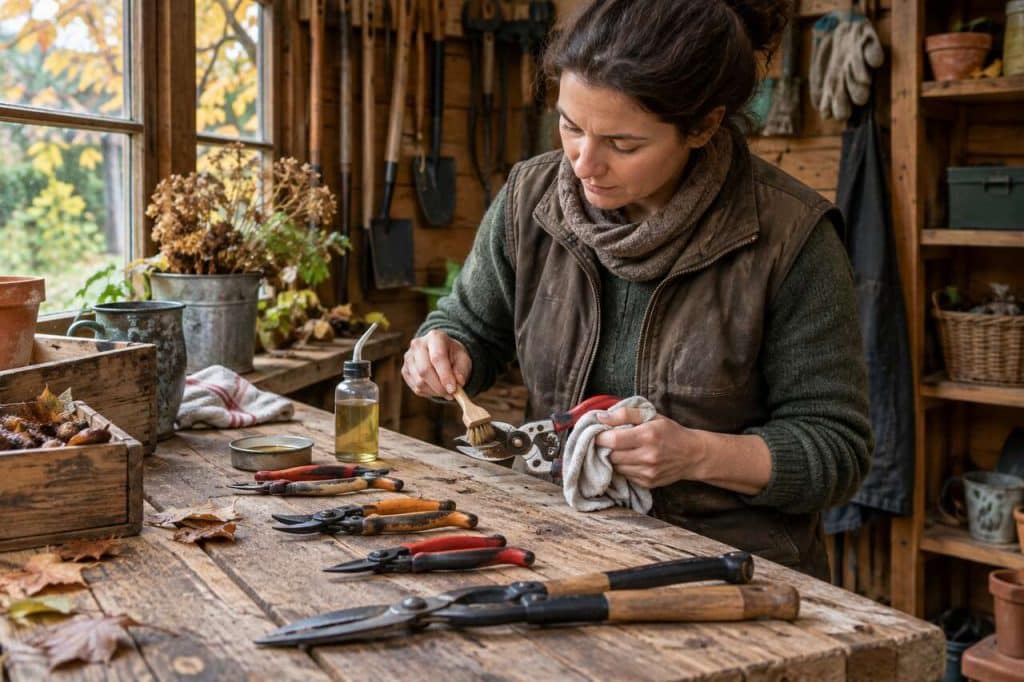 Comment nettoyer ses outils de jardin pour l'hiver ?