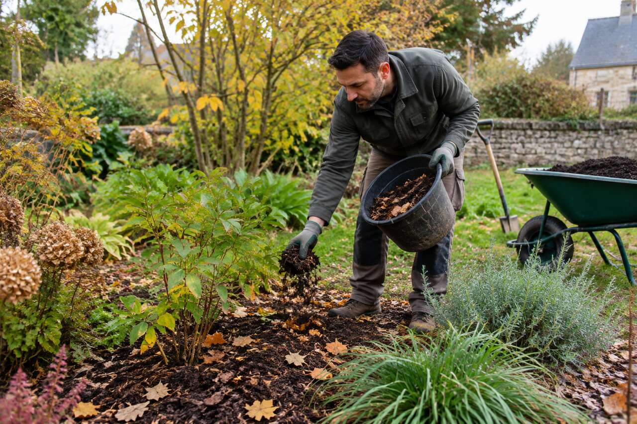 Préparer et protéger: sol vivant, paillage, compost et gestion des feuilles Préparer et protéger: sol vivant, paillage, compost et gestion des feuilles