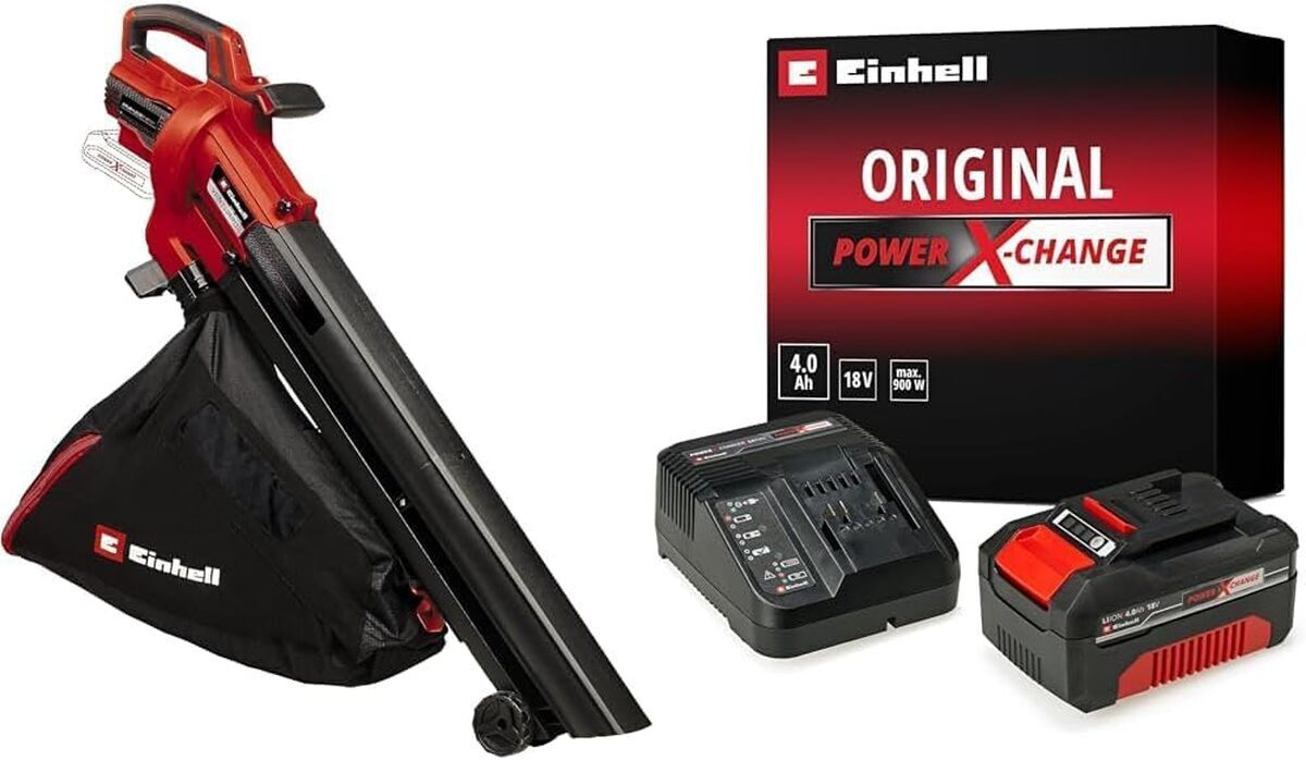Test Einhell VENTURRO : aspirateur-souffleur sans fil puissant