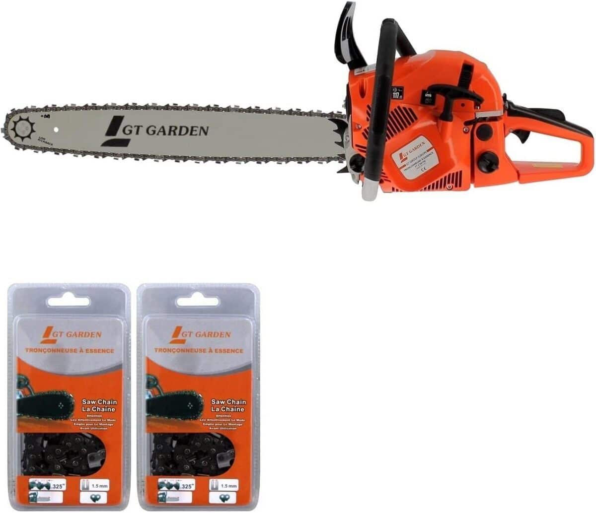 Test GT Garden tronçonneuse thermique 62 cm3