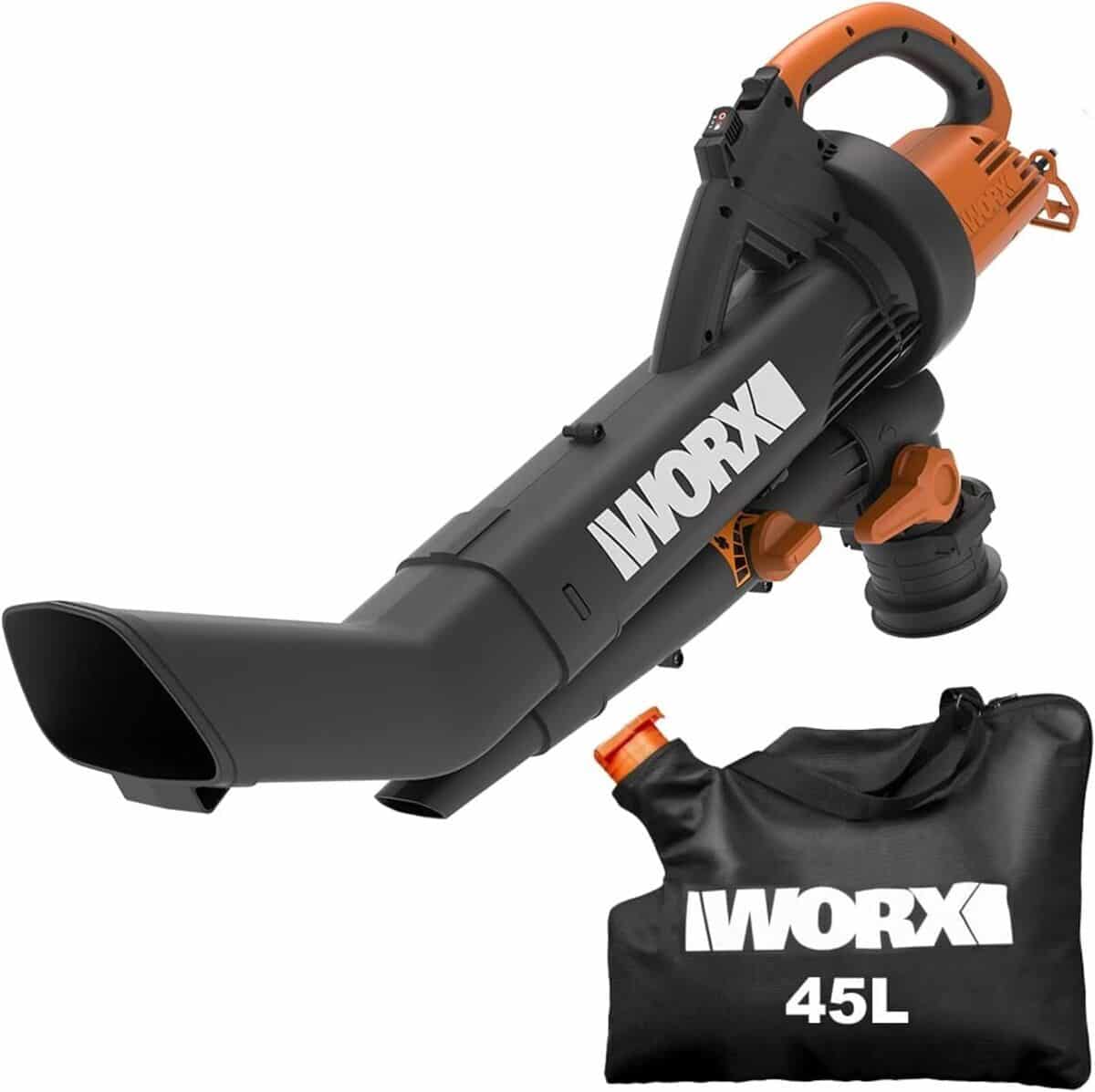 Test : worx WG505E, le souffleur aspirateur 3 en 1 puissant et maniable